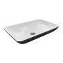 Тумба підвісна ADAMANT Astra W 70 з умивальником Lower Black Matte/White Glossy